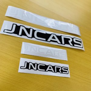 JNCARSロゴステッカー 大・小