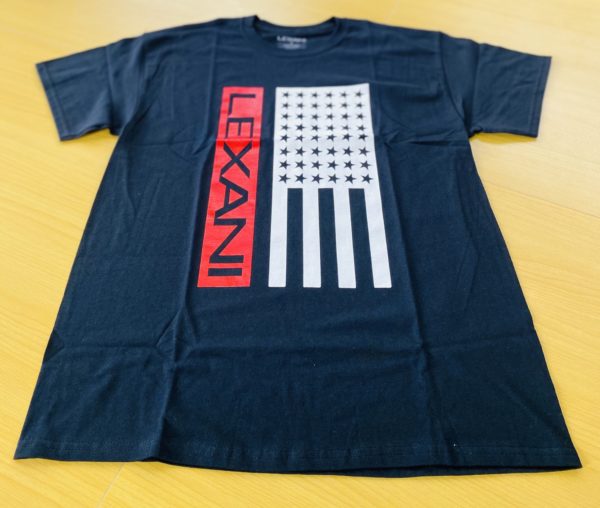 LEXANI US black red Tシャツ