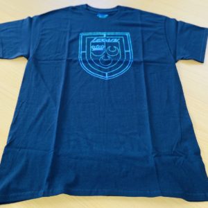 LEXANI US black blue logo Tシャツ