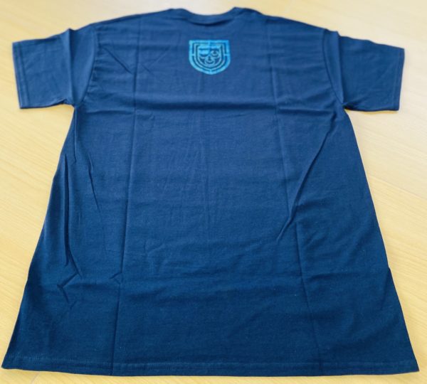 LEXANI US black blue logo Tシャツ