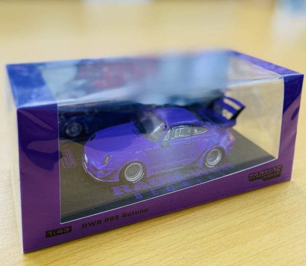 RWB 1：43 ミニカー 紫