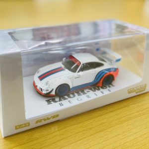 RWB 1：43 ミニカー 白(青赤)